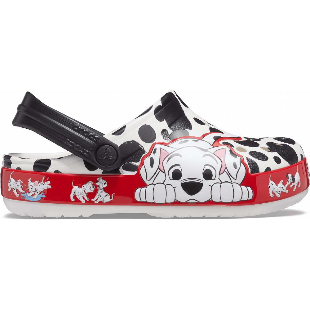 Sabots Crocs Fun Lab - Disney 101 Dalmatians Garcon Blanche | France 1402BEXC
